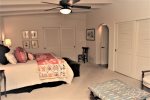 Open spacious master suite with his and hers closets 